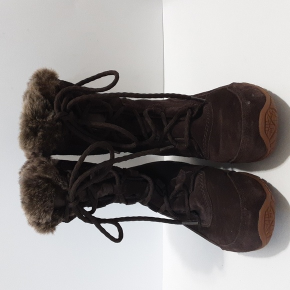 The North Face Nuptse Purna Il Boot women 6.5 waterproof winter comfy brown - Picture 3 of 15